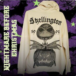 Disney Nightmare Before Christmas Skellington Pullover Hoodie - 2XL - NWT